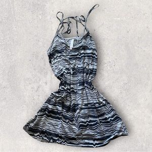 RVCA • Gray & Black Coverup Dress • XS